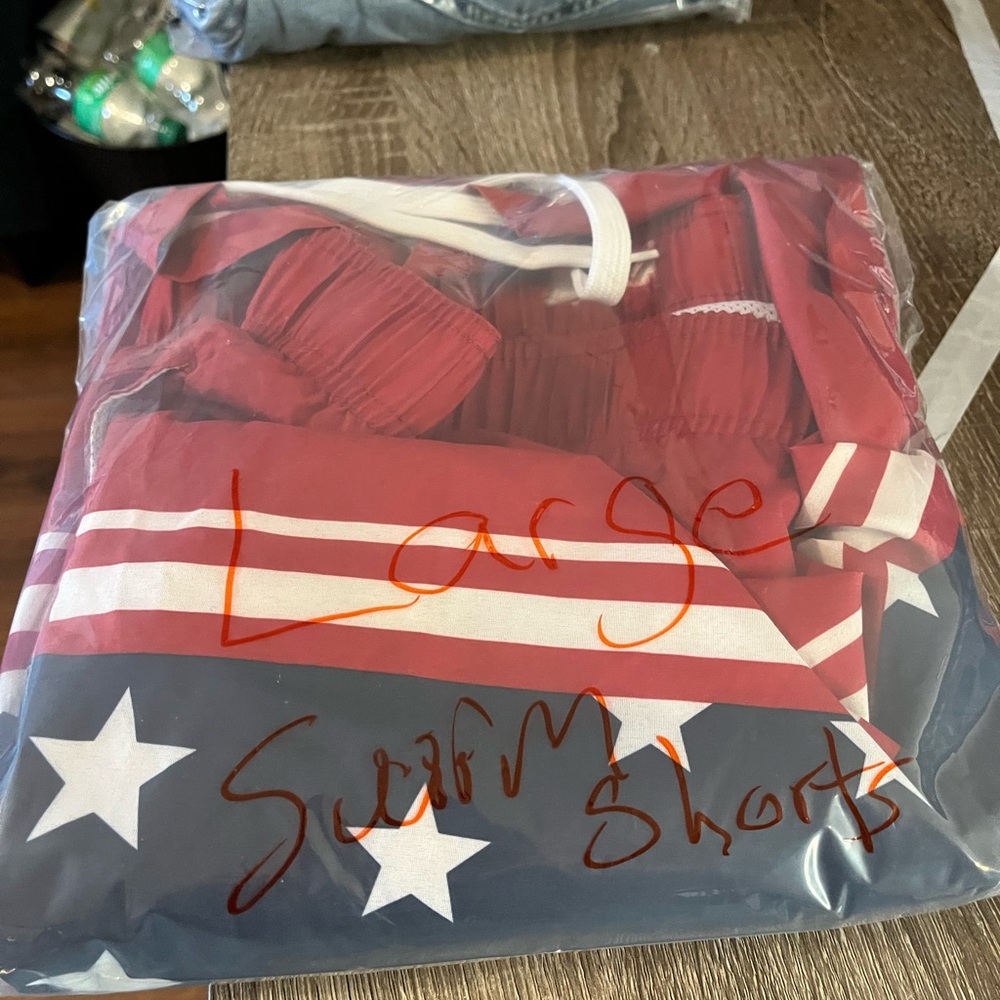 Red Men's Swim Trunks - Picture 5 of 5